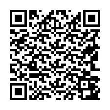 Código QR para número de teléfono +19543043312