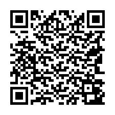 Código QR para número de telefone +19543043644