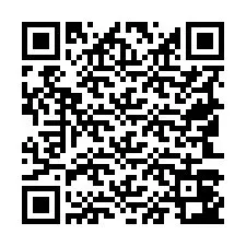 Código QR para número de teléfono +19543043818