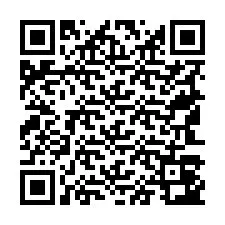 QR Code pour le numéro de téléphone +19543043850