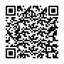 Código QR para número de telefone +19543228001