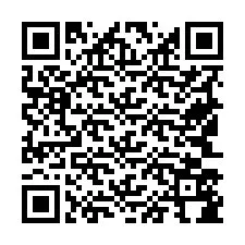 Código QR para número de telefone +19543584336