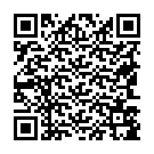 Código QR para número de telefone +19543585542