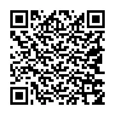 Código QR para número de telefone +19543754638