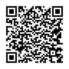 Código QR para número de teléfono +19543758432