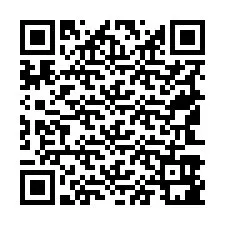 QR-koodi puhelinnumerolle +19543981850