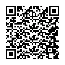 Código QR para número de telefone +19544058179