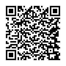 QR Code pour le numéro de téléphone +19544381439