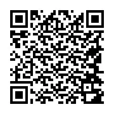 Código QR para número de telefone +19544382732