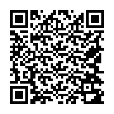 Código QR para número de teléfono +19544382733