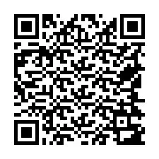 Código QR para número de teléfono +19544383483