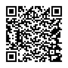 Código QR para número de teléfono +19544383823