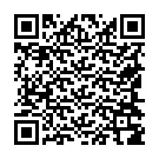 Código QR para número de telefone +19544386346