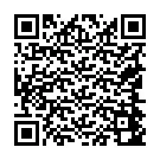 Código QR para número de teléfono +19544442489