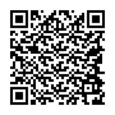 QR код за телефонен номер +19544926368