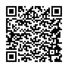 QR-koodi puhelinnumerolle +19544926852