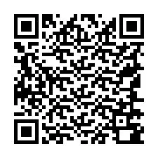 Código QR para número de telefone +19546780180