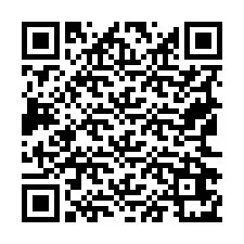 Código QR para número de telefone +19562671285