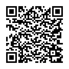 Código QR para número de teléfono +19702001514