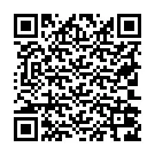 Código QR para número de teléfono +19702026802