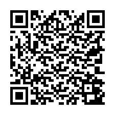 Código QR para número de teléfono +19702043904