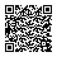 Kode QR untuk nomor Telepon +19702047482