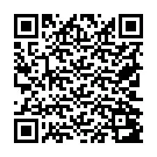 Código QR para número de teléfono +19702083693