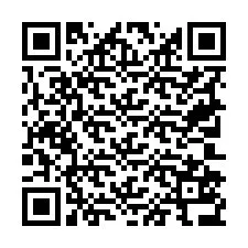 Código QR para número de teléfono +19702536109