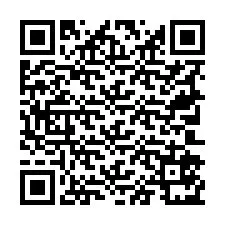 Código QR para número de telefone +19702571818