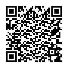 QR-Code für Telefonnummer +19702586107