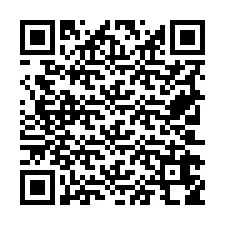 Código QR para número de teléfono +19702658897