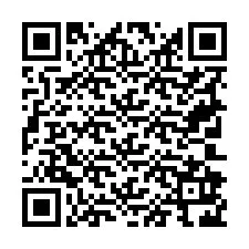 QR Code pour le numéro de téléphone +19702926105