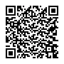 Código QR para número de teléfono +19703649332