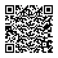 QR-code voor telefoonnummer +19703658003