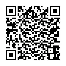 QR-koodi puhelinnumerolle +19703662863