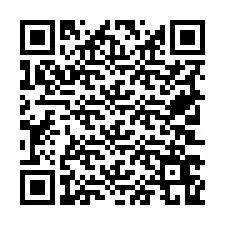 Código QR para número de telefone +19703669673