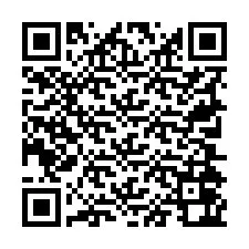 Código QR para número de telefone +19704062868