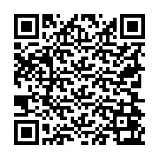 QR-код для номера телефона +19704063024