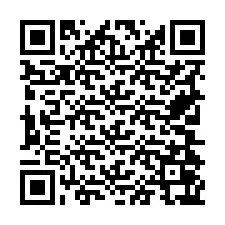 QR код за телефонен номер +19704067137