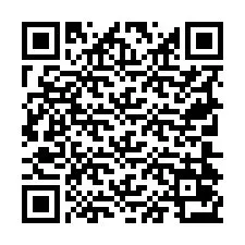 Código QR para número de teléfono +19704073414