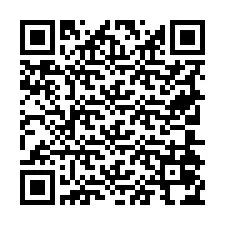 Código QR para número de teléfono +19704074806