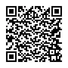 Codice QR per il numero di telefono +19704161275