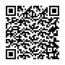 QR kód a telefonszámhoz +19704167212