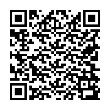 Kode QR untuk nomor Telepon +19704193436