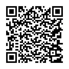 Código QR para número de teléfono +19704303315