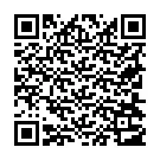 Codice QR per il numero di telefono +19704303316