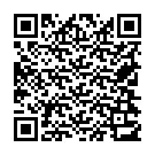 QR-код для номера телефона +19704313077