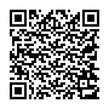 QR Code pour le numéro de téléphone +19704313598