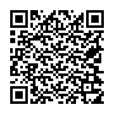 QR-koodi puhelinnumerolle +19704315033