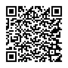 Código QR para número de teléfono +19704315034